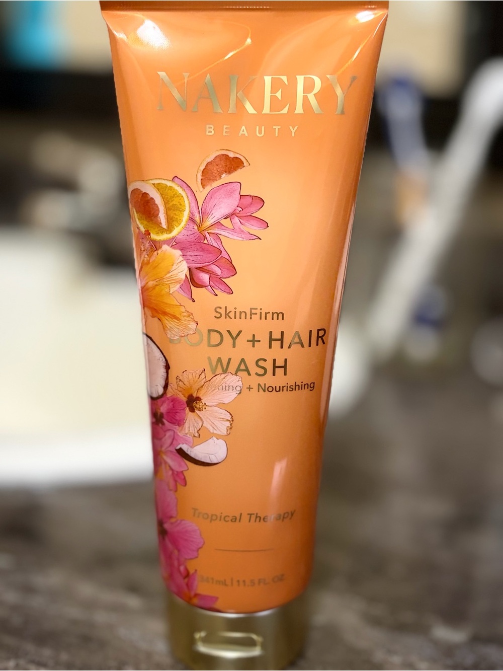 Nakery Beauty SkinFirm Body & Hair Wash — Orange
